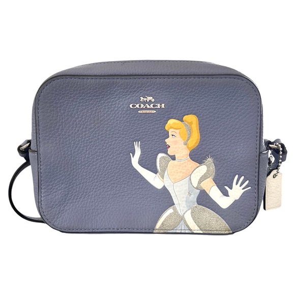COACH x DISNEY MINI CAMERA BAG WITH CINDERELLA IN PERIWINKLE - Picture 4 of 10